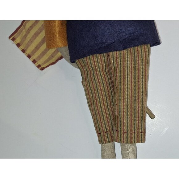 Primitive Colonial George Washington Doll 19" Tall Rare Patriotic July 4th - Picture 9 of 16